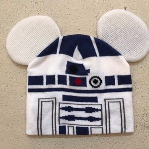 Disney Parks R2-D2 Mickey Mouse Ears Knit Beanie